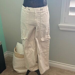 Zara Cream Cargo Pants